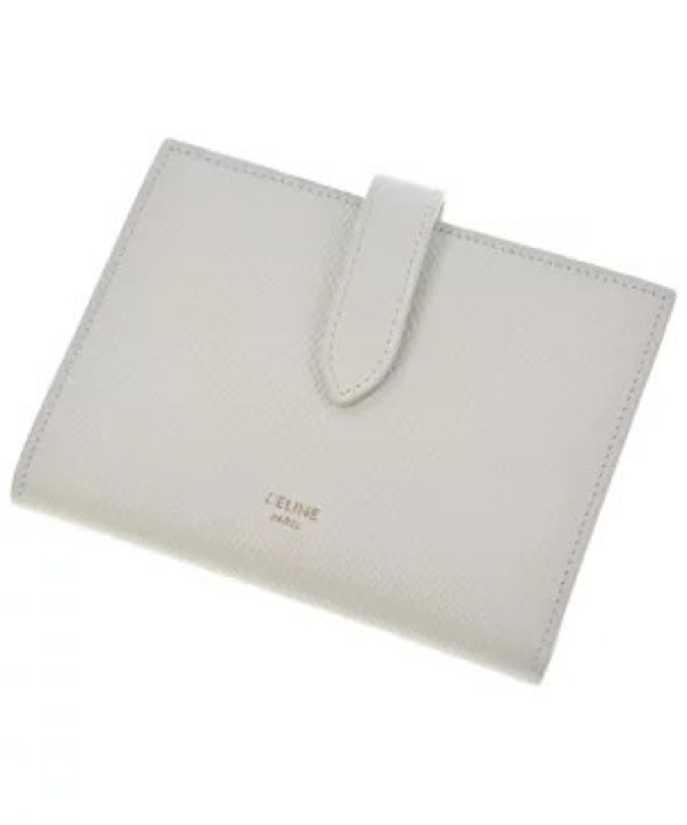 Celine Wallet coin case Wallet White